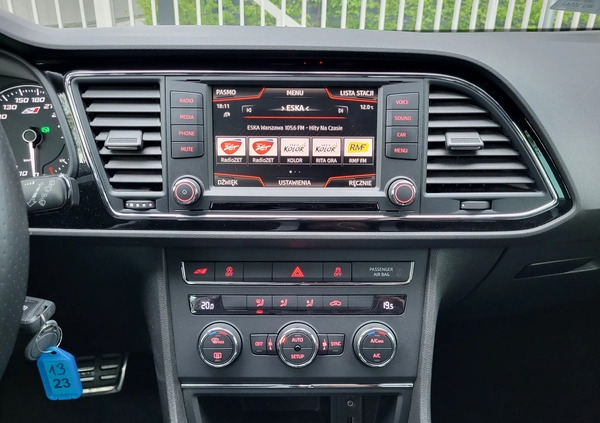 Seat Leon cena 74899 przebieg: 91248, rok produkcji 2016 z Warszawa małe 781